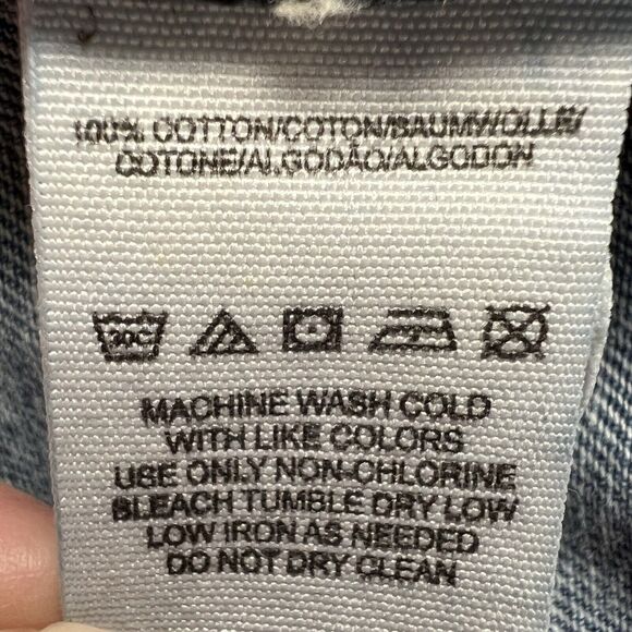 Womens Free People size 29 cut off frayed medium wash denim jean shorts distress - Picture 7 of 7